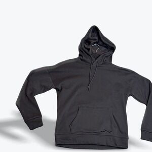 LazyPants Hoodie Sweatshirt Womens Extra Small XS Black‎ Pullover Bird Logo